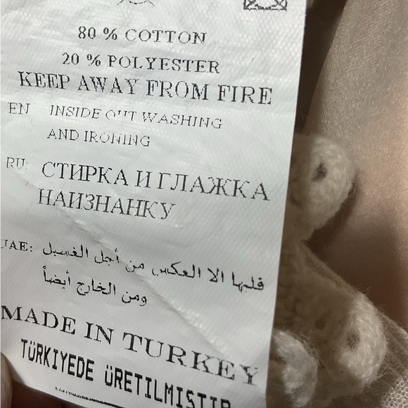 By- ESQ Knit Bird Eye Blouse White Lace Detail Women's Top - Picture 12 of 12